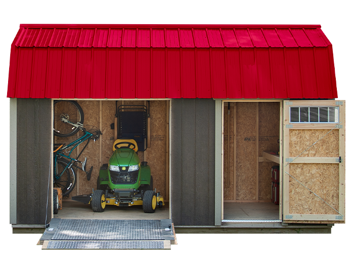 Utility Shed With Rampage Door - Marten Portable Buildings Of Springfield, Illinois